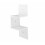 Spot On Dealz 2 Tier Wall Mounted Corner Shelf - White 3