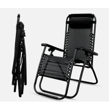 Outdoor Folding Lounge Chair Relaxing Neck Padded Chair For Garden