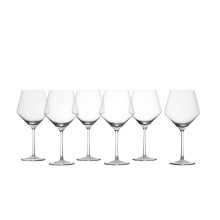 ZWIESEL GLAS Verre vin rouge de Bourgogne pur (lot de 6) Verres Bourgogne gracieux pour vin rouge Verres en cristal Tritan lavables au lave-v