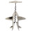 gODINgER SILVER ART Airplane Self Pull cork Screw 2