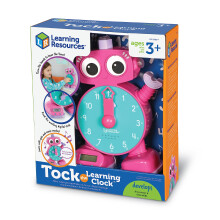 Lrresurser Tock The Learning Clock Rosa 1 stycke lder 3+ Pedagogisk talklocka