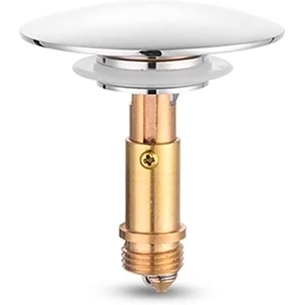 1Pc Pop Up Click Clack Sprung Plug Stopper,Bathroom Basin Sink Drain Plug Stopper,Waste Push Button 9033322432762