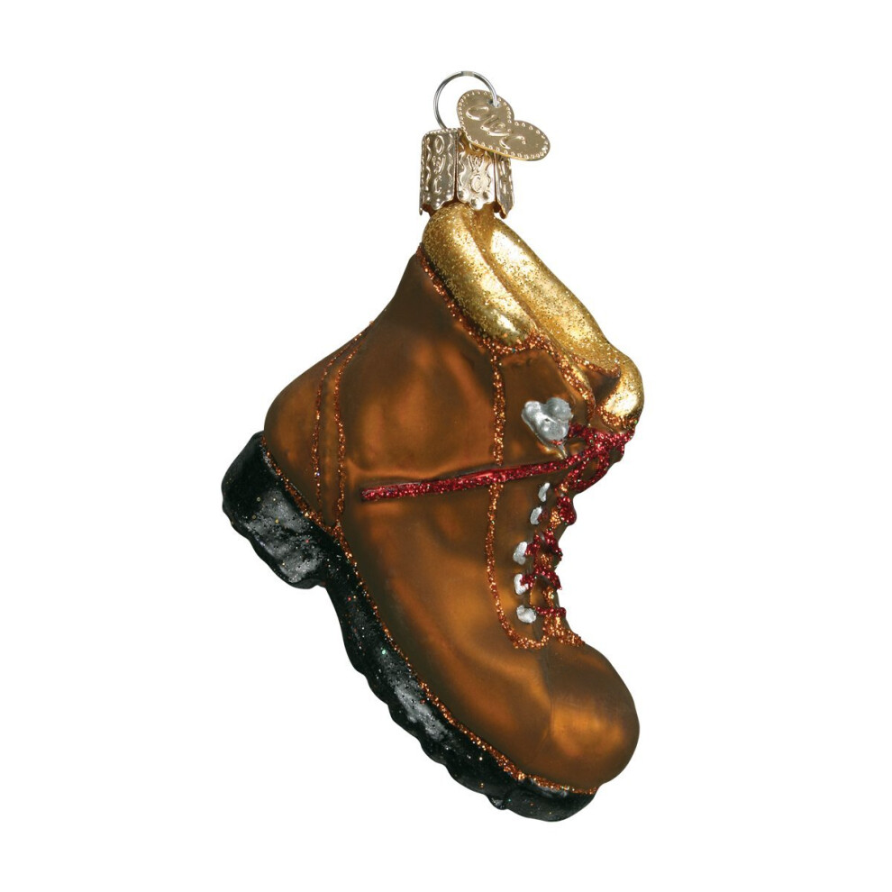 Old World Christmas 2020 Christmas Ornament Hiking Boot Glass Blown Ornament for Christmas Tree