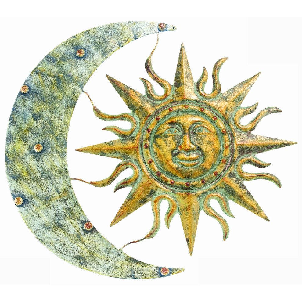 Gardman 8415 Aztec Sun and Moon Wall Art, 26" Long x 24" Wide