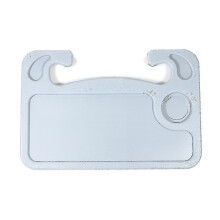 (gray) Steering Wheel Desk Car Trays Truck Table Holder Desk Table For Food Laptop Fits Most Vehicles Steering Wheels