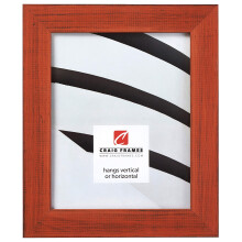 Craig Frames Jasper Picture Frame, 11 x 22 Inch, Country Bourbon Orange