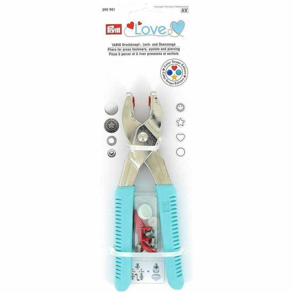Prym Love Plier Set - Create Professional Style Holes And Fastenings