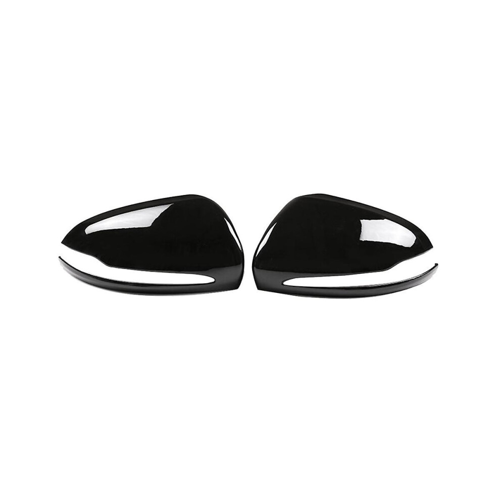 1Pair Rearview Mirror Cover Trim For C S E Glc Class W205 W222 W213 X253 16-23 Side Wing Mirror She 8238749244955