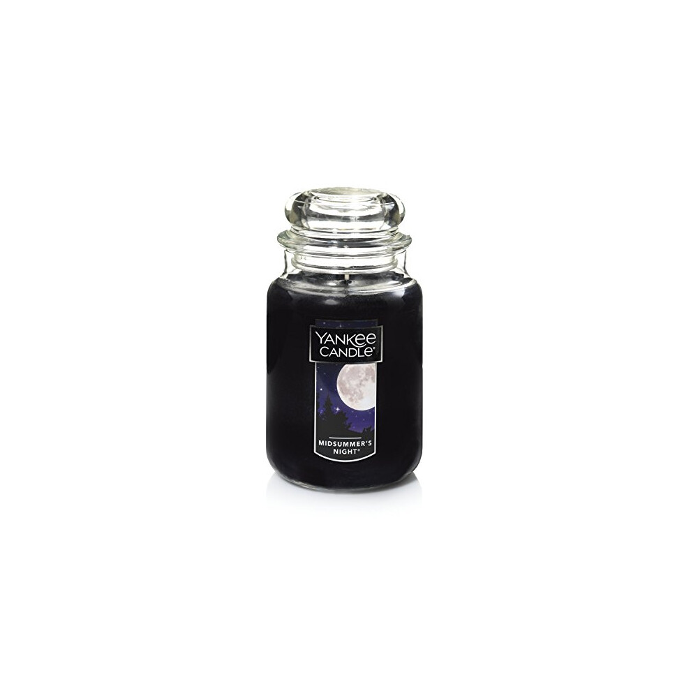 Yankee Candle Large Jar Candle Midsummers Night,Black