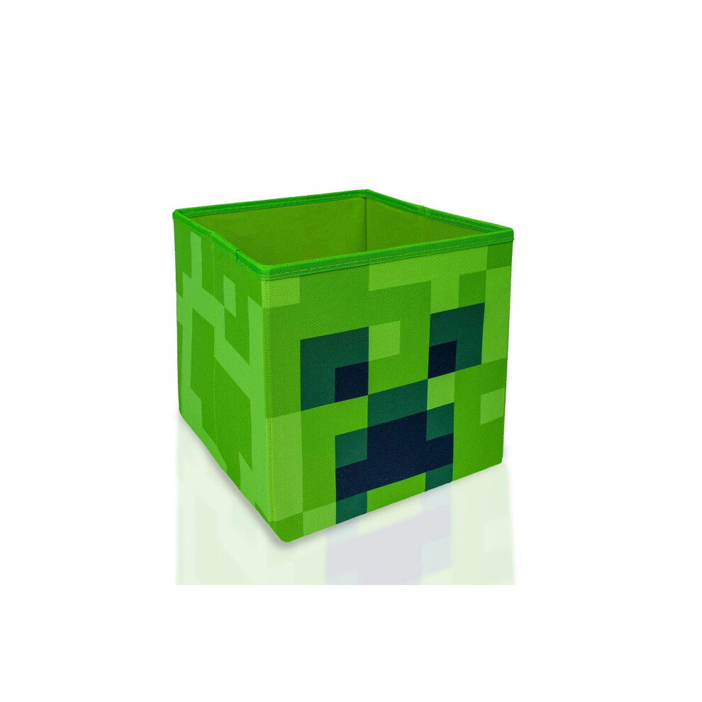 Minecraft creeper Storage cube Organizer Storage cube creeper from cubbies Storage cubes Organization cubes 10-Inch Square Bin