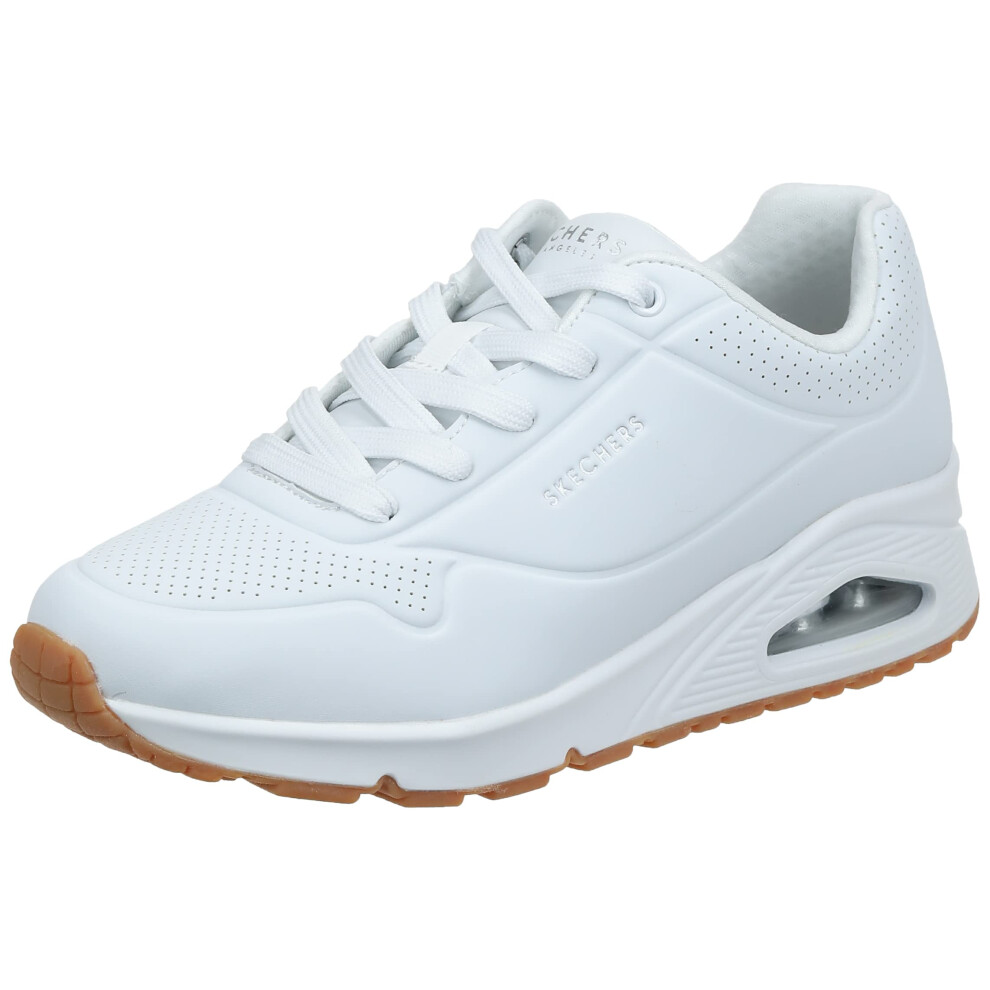 Skechers womens Skecher Street Womens Uno - Stand on Air Sneaker, White, 55 US