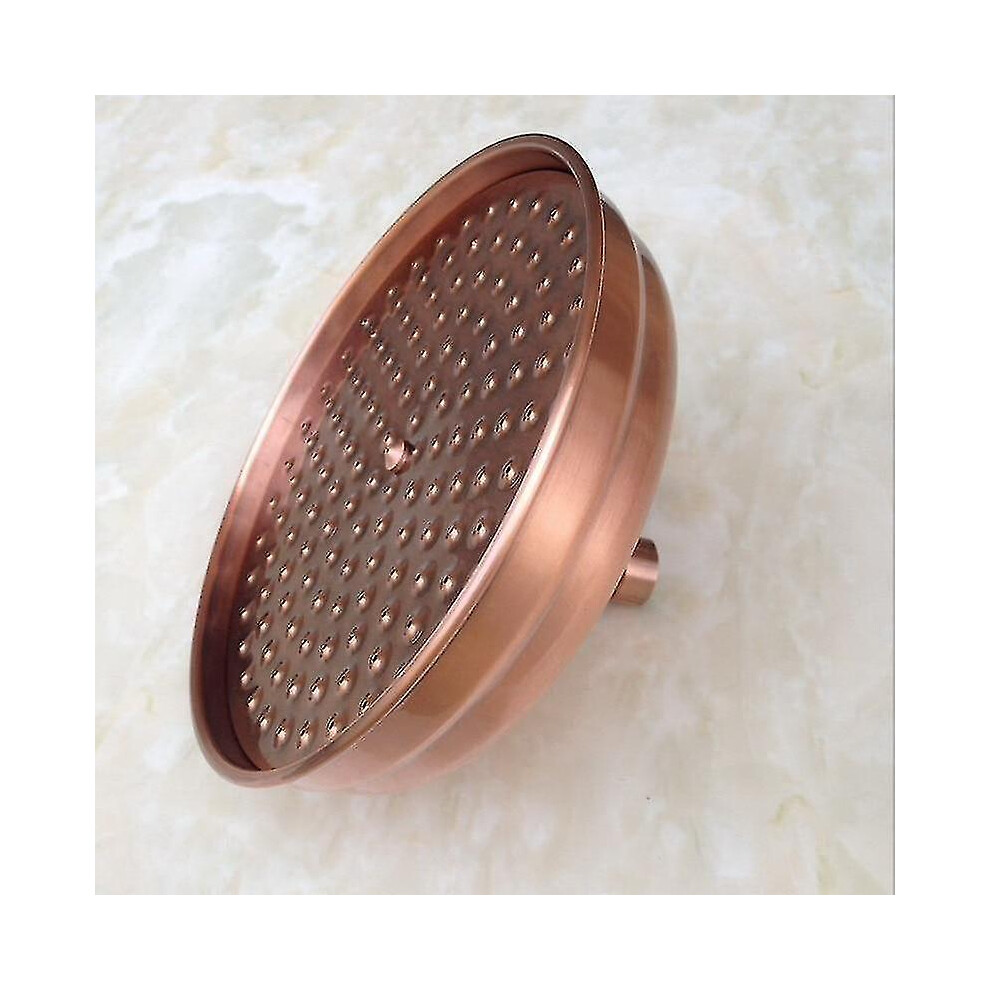 8 Inch Red Copper Antique Brass Round Shape Shower 9152243000710