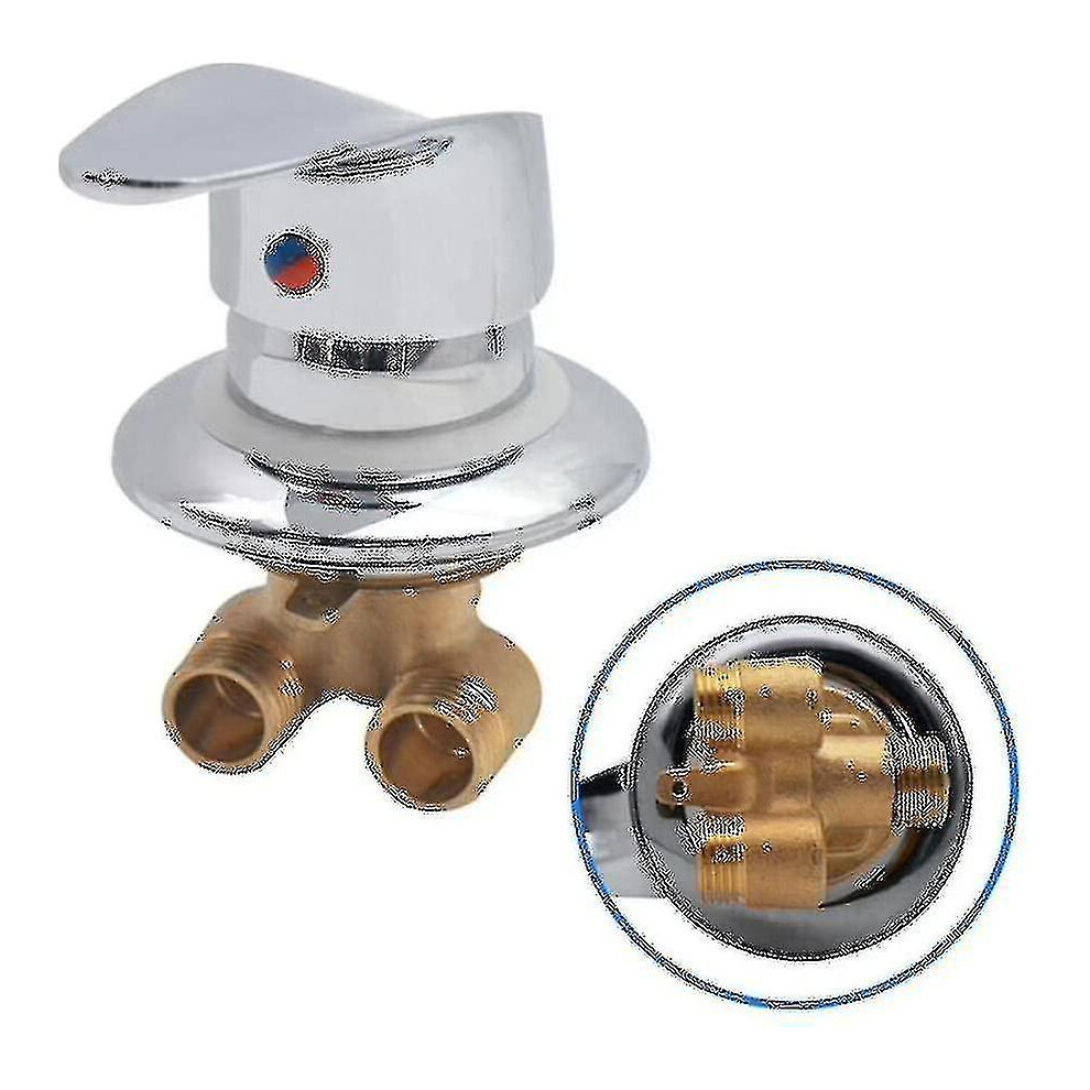 Shower Cabin Mixer Tap Brass Shower Faucet Outlet Diverter Chrome Shower Mixer Tap 8238749251472