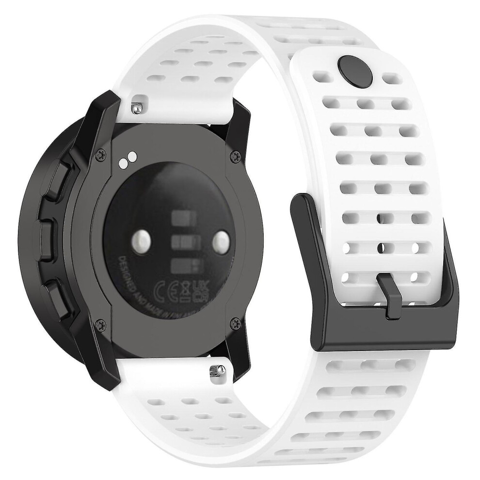 (White) Sport Strap For Suunto Vertical/9 Peak Pro/9 Peak/5 Peak,22Mm Silicone Watch Bands White 8238749251588