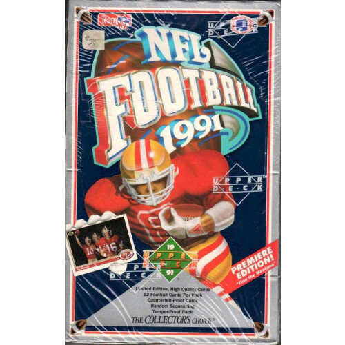 NFL 1991 Upper Deck Football Low Series Karton | 36 Packs