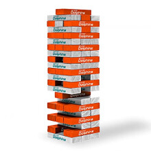 Wild Sports NFL Miami Dolphins tafelbladstapelaars 3"" x 1"" x .5"""" teamkleur
