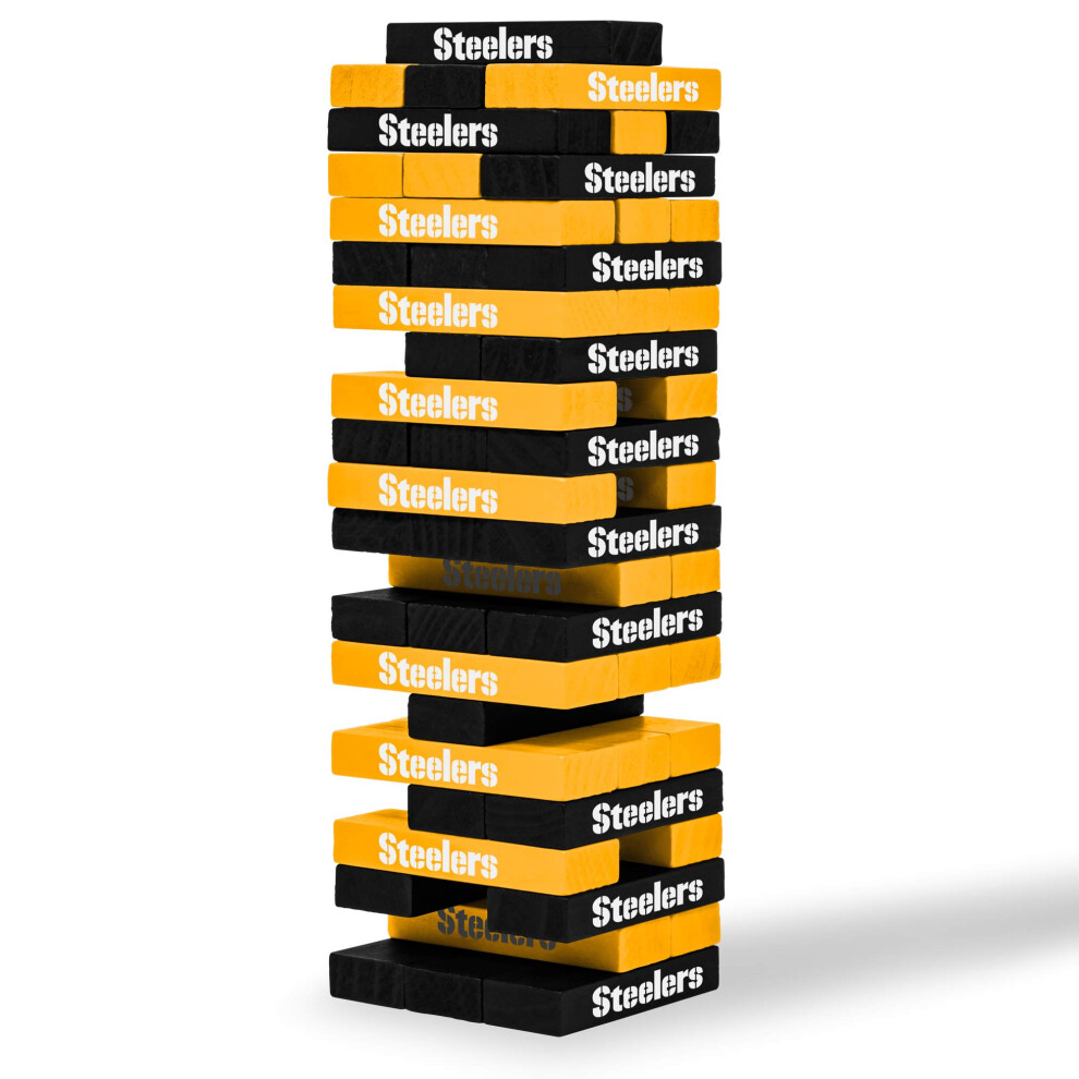 Wild Sports NFL Pittsburgh Steelers Table Top Stackers 3" X 1" X .5", Team Color