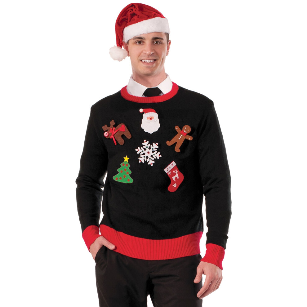 Forum Novelties Adult Do It Yourself Ugly Christmas Sweater Kit, Multi, One Size