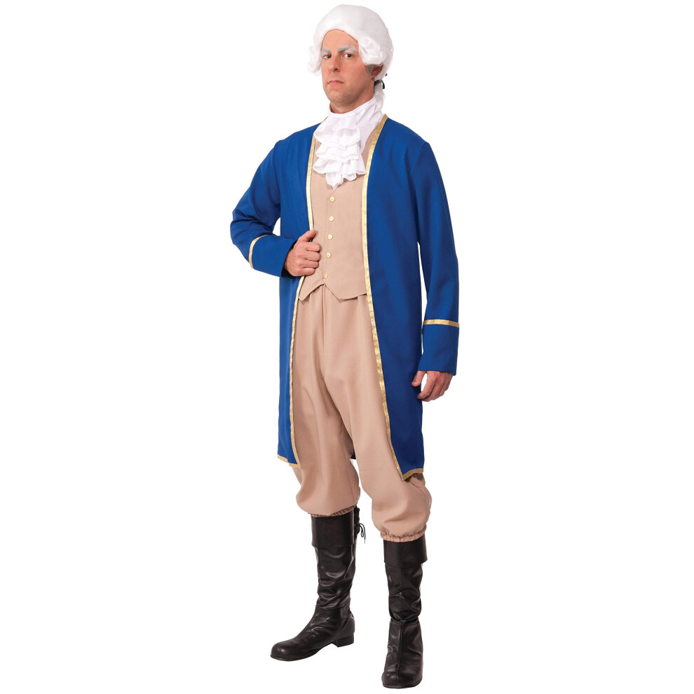 Photos - Fancy Dress Forum Novelties Men's George Washington Deluxe Costume, Multi, Standard
