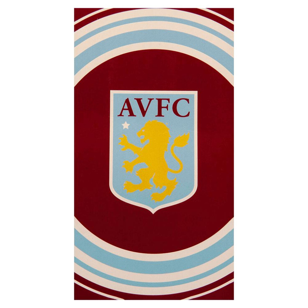 Aston Villa F.c. Aston Villa Fc Crest Beach Towel Red