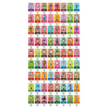 (Featured 72 Mini Cards) Animal Forest Amiibo Card 1-400 Set Of Car Card Set Of Full Villager Rv Sanrio Amiibo