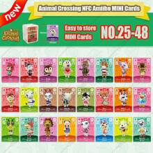 (Featured 25-48 Mini Cards) Animal Forest Amiibo Card 1-400 Set Of Car Card Set Of Full Villager Rv Sanrio Amiibo