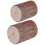2 Piece Round Indoor Outdoor Garden Stool Rustic Stump 5