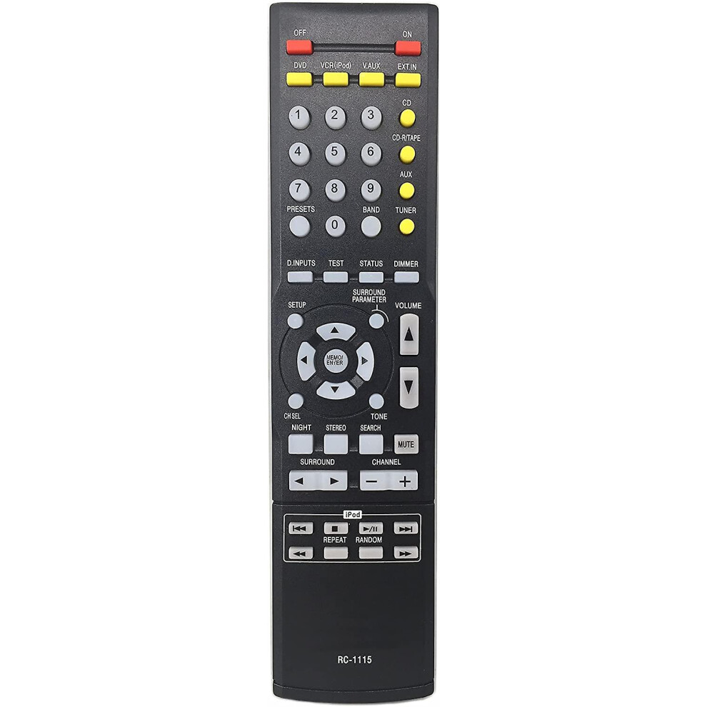 Rc-1115 Remote Control For Denon Dvd Cd Home Theater Av Receiver 8238749264175