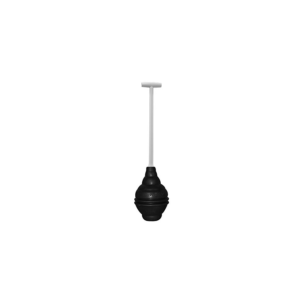 Korky 99-4A 99-1AM Beehive Max Universal Fits All Old and New Powerful Plunge-Easy Grip T-Handle-Made in USA Toilet Plunger, Black