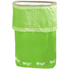 Poubelles Flings Kiwi pour déchets et recyclage - 13 gallons (1 pc.) - Idéales pour fêtes, événements et maison
