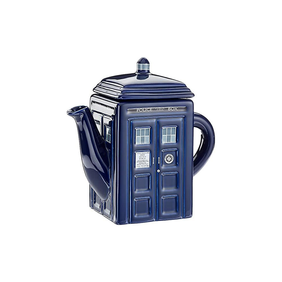 (red) Doctor Who Tardis Tea Pot, Dr182