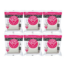 Hario V60 Paper coffee Filters, Size 02, White, Tabbed (600 Sheets) (6 Items)