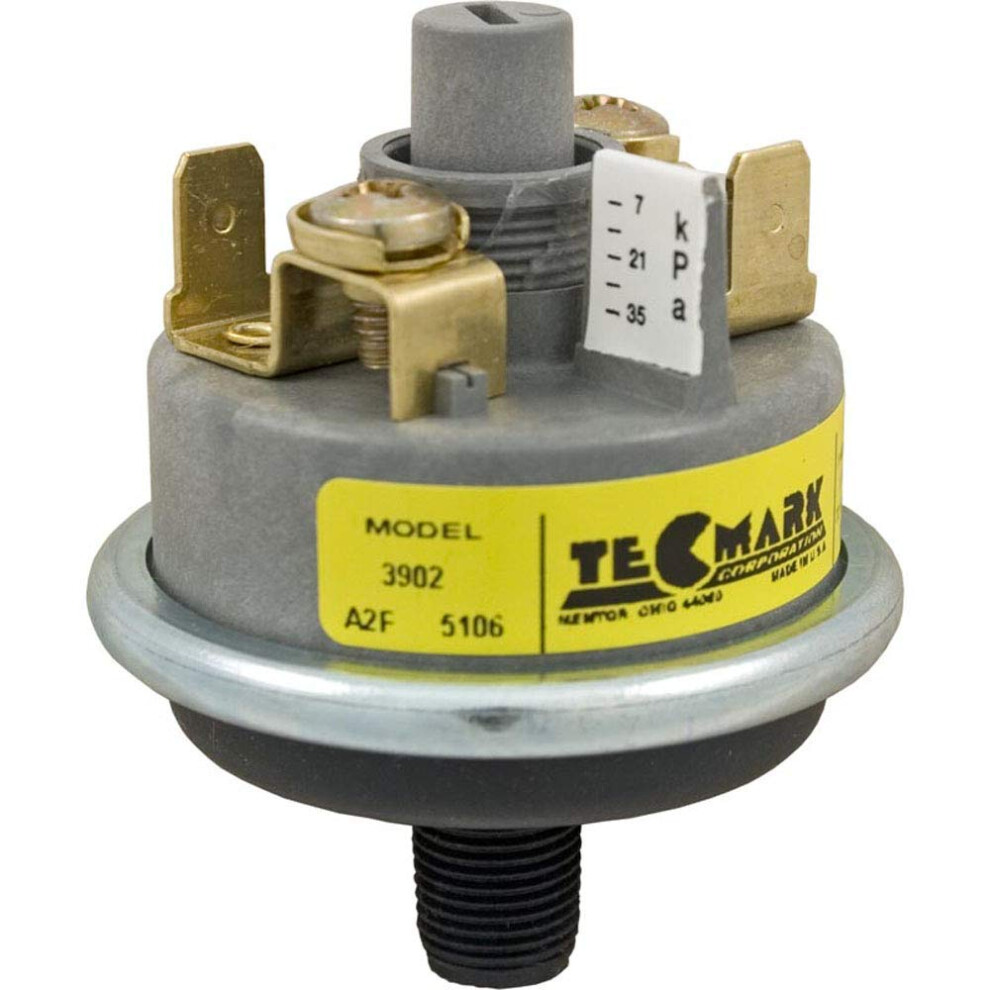 Tecmark Spa 3902 Series Universal Pressure Switch 1 Amp w/Out Brass Fittings 3902