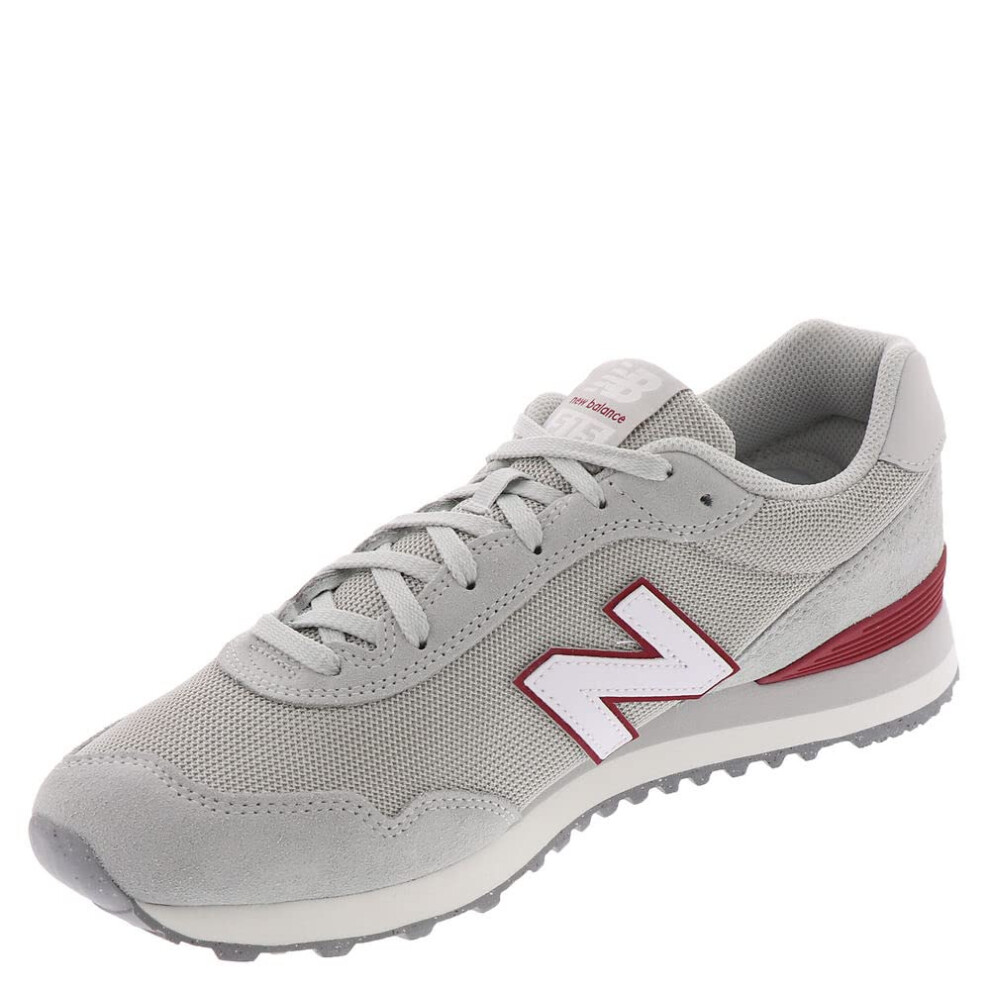 New Balance Men's 515 V3 Sneaker, Brighton Grey/White/Crimson, 10