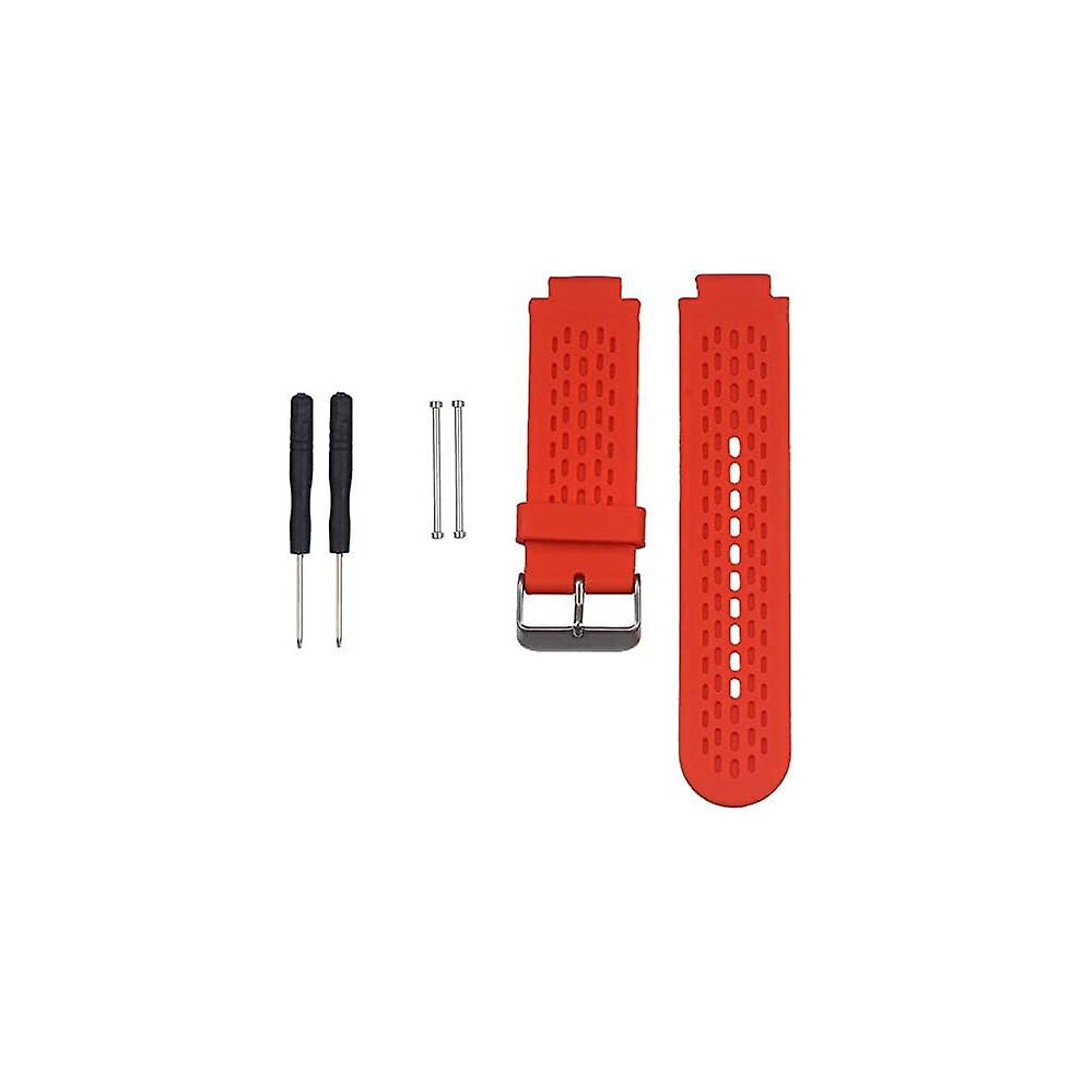 (Red) Band For Garmin Approach S2/S4 Silicone Wristband Replacement Watch Band For Garmin Approach S2/S4 Gps Golf Watch(Black) Red 9152243016940