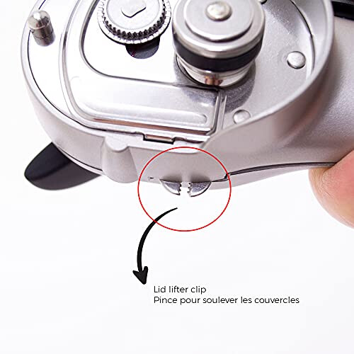 Starfrit Securimax Auto Can Opener, Silver/Black 2