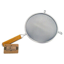 Culina 8" Dubbelmaskig Sil, Rostfritt Stål, Trähandtag