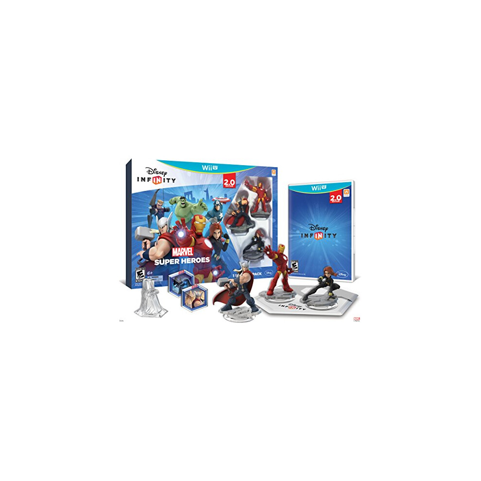 Disney INFINITY: Marvel Super Heroes (2.0 Edition) Video Game Starter Pack - Wii U