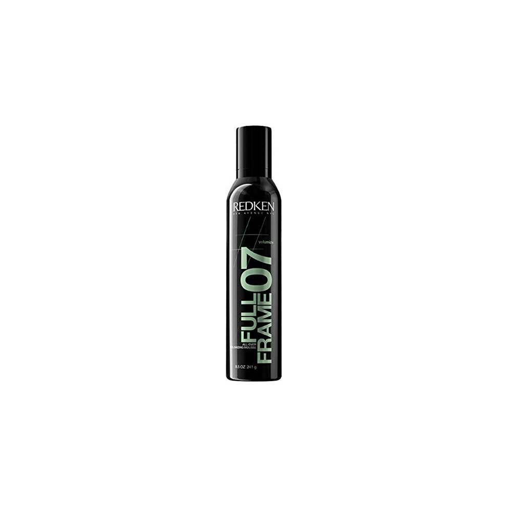 Redken Full Frame 07 All-Over Volumizing Mousse | For All Hair Types | Adds Volume & Anti-Frizz Protection | 8.5 Oz