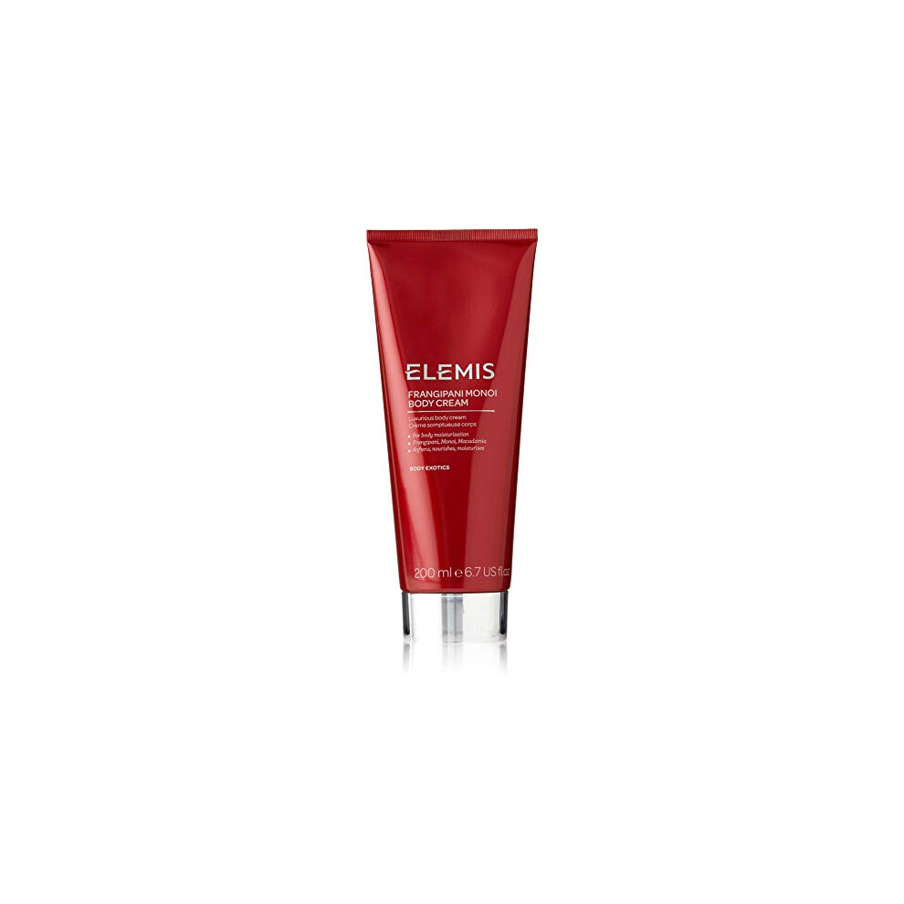 ELEMIS Frangipani Monoi Body Cream, Luxurious Body Cream, 6.7 Fl Oz