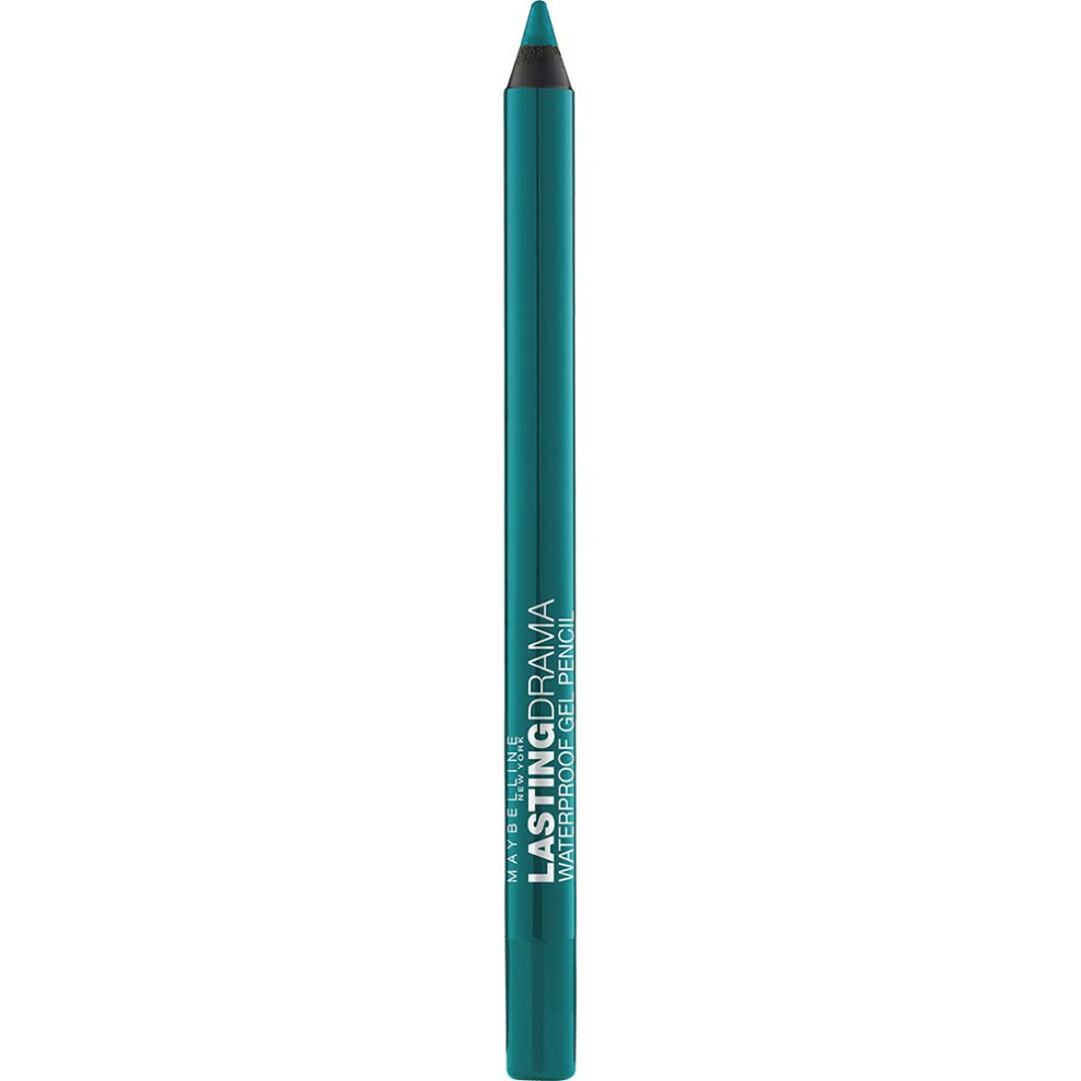 Maybelline New York Eyestudio Lasting Drama Waterproof gel Pencil, Silken Turquoise, 0038 Ounce,11g