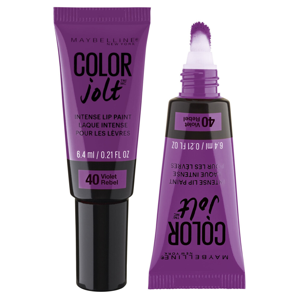 Maybelline Lip Studio color Jolt Intense Lip Paint, Violet Rebel, 021 fl oz