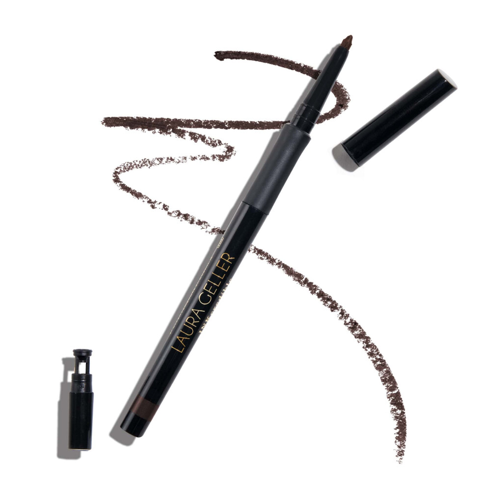 LAURA gELLER NEW YORK INKcredible gel Eyeliner - Brown Sugar - Waterproof Smudge-proof Eyeliner Pencil - Built in Sharpener