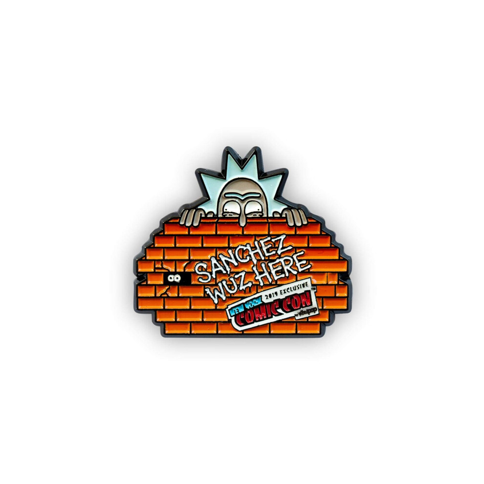 Rick and Morty Graffiti Rick Pin | Official Rick & Morty Metal Enamel Collector Pin | Exclusive 2019 New York Comic-Con Pin