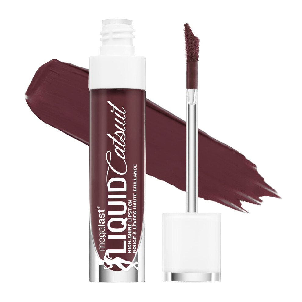 wet n wild Mega Last Catsuit High-Shine Liquid Lipstick Maroon Devil's Advocate