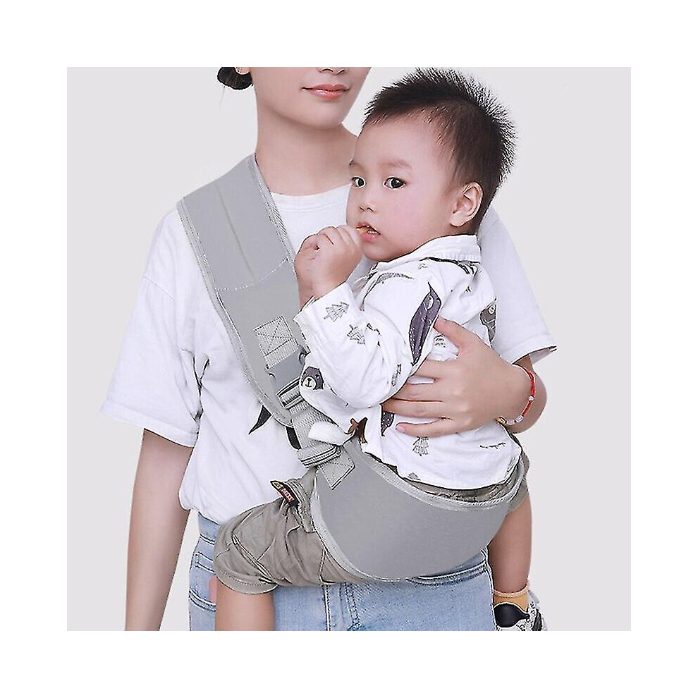 (Grey) Adjustable   Sling Wrap   Carrier Soft Wrap Sling For Newborns   Carrier Scarf Toddler   Sling Wrap Suspenders
