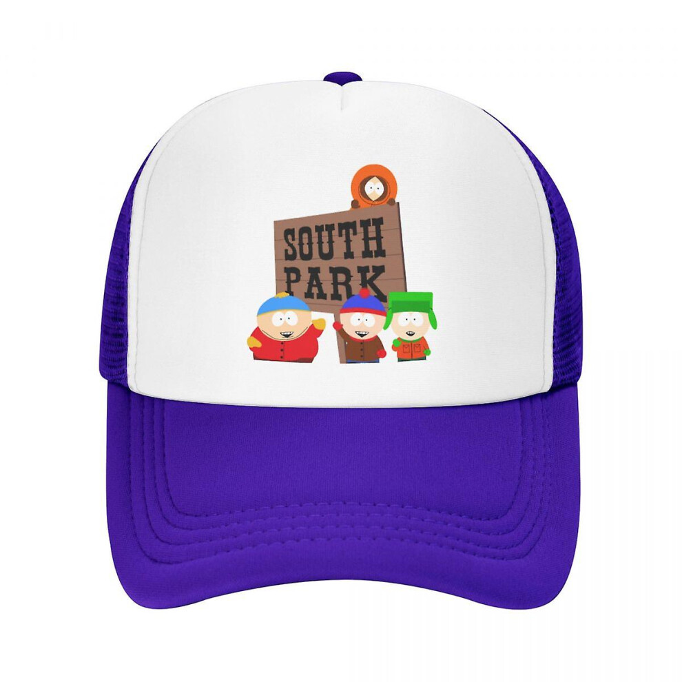 (Purple) Cool Anime Cartoon South Park Logo Trucker Hat For Men Women Personalized Adjustable Unisex Baseball Cap Hip Hop-image-OPC-PDPBSQX-NEW