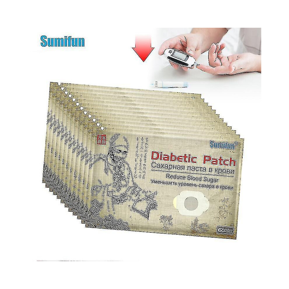 6-90pcs Diabetes Patch Lower Blood Sugar Level Navel Sticker Diabetic Clean Blood Vessels Chinese Herbal Medical Plaster