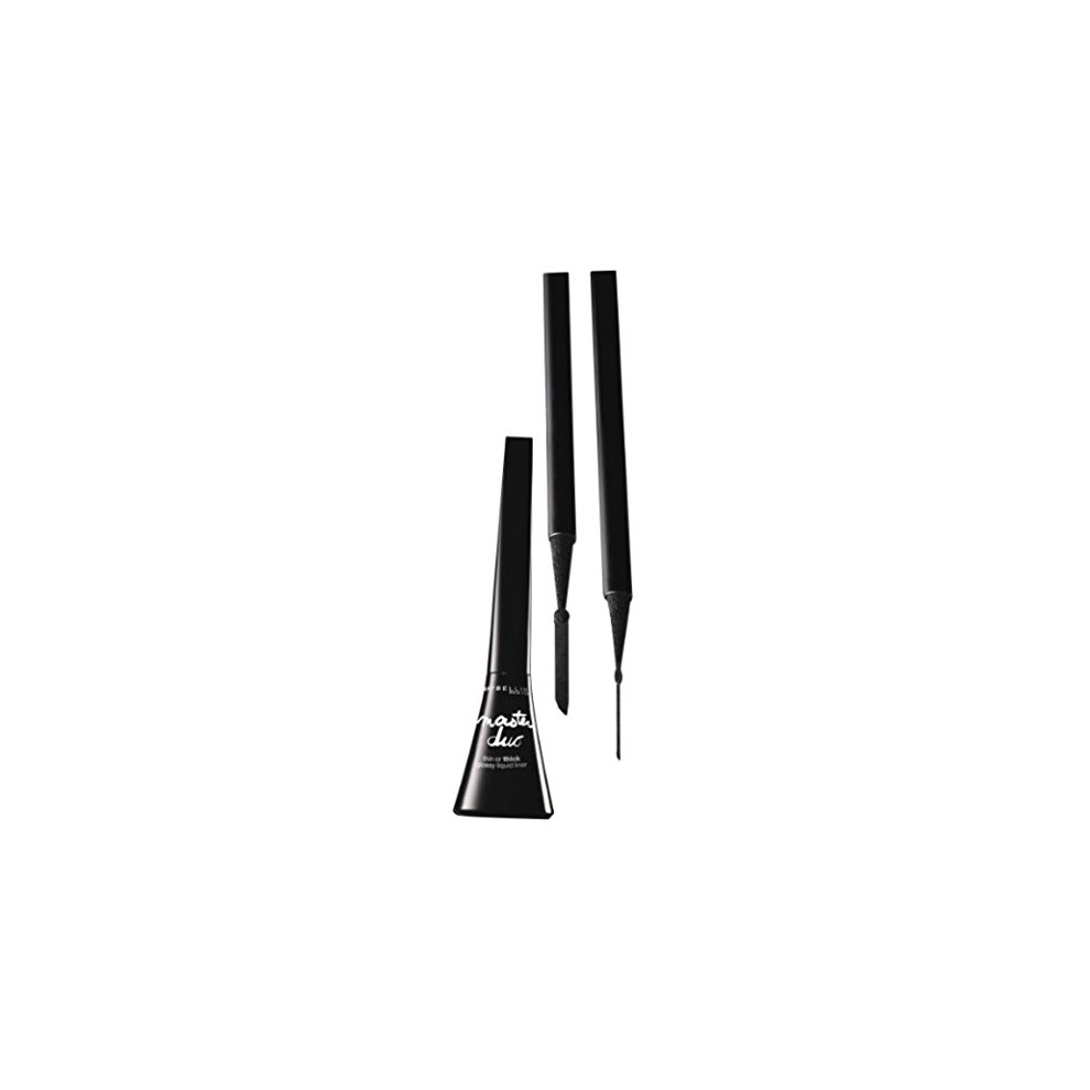 Maybelline Eye Studio Master Duo glossy Liquid Liner, Black Lacquer 500] 005 oz