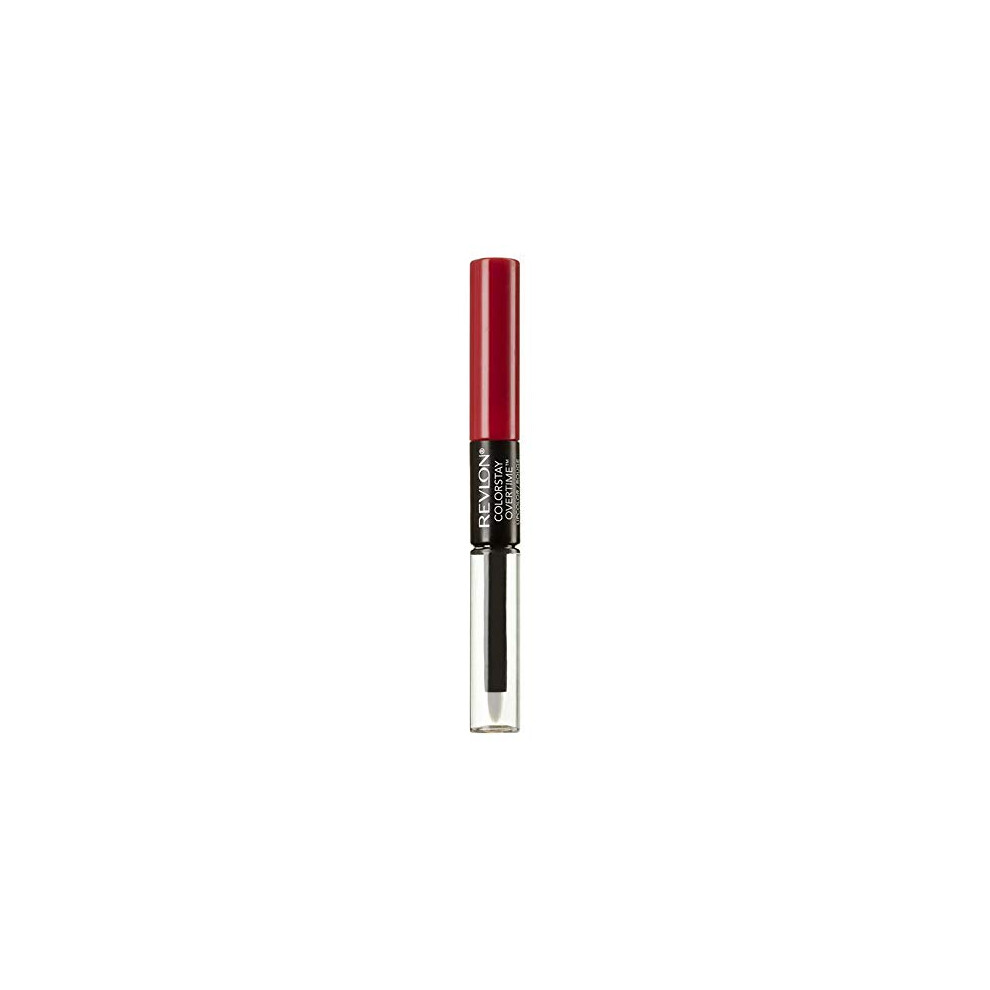 Revlon ColorStay Overtime Liquid Lip Color, Forever Scarlett [40] 0.07 oz (Pack of 2)